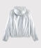 Coupe-vent chaud recyclé femme/homme gris ARGENT