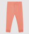 Legging en coton bio bébé rose PAPAYE