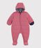 Combipilote b&eacute;b&eacute; en polyester uni rose
