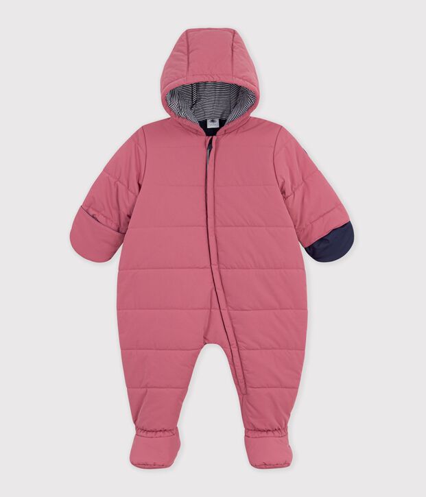 Combipilote b&eacute;b&eacute; en polyester uni rose