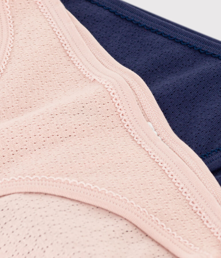 Lot 2 culottes coton en ajour&eacute; Femme variante 1