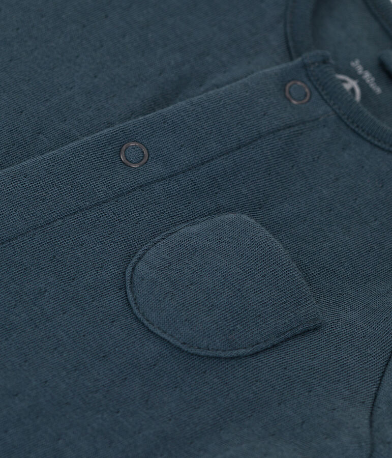 Combinaison longue unie en tubique bio b&eacute;b&eacute; DUCKY