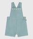 Salopette bébé en coton jambes courtes, unie