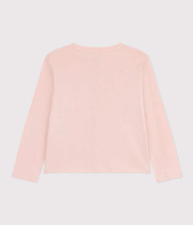 Cardigan en coton enfant fille rose