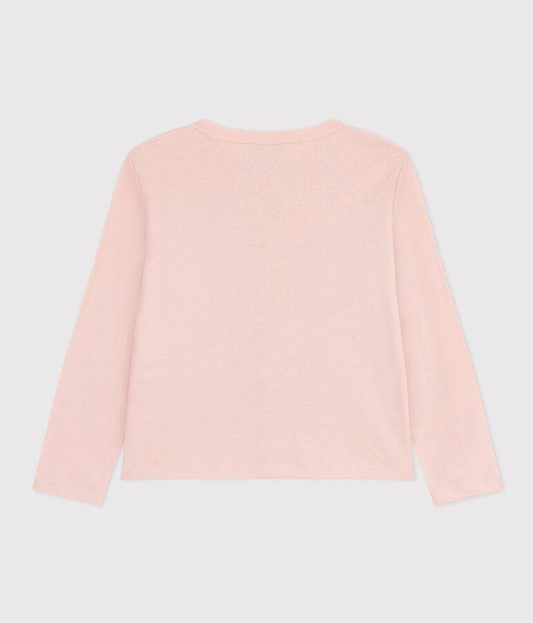 Cardigan en coton enfant fille rose