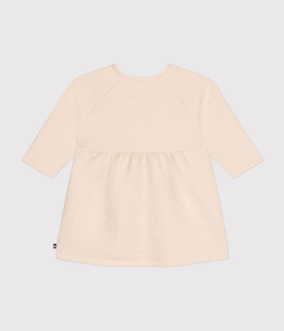 Robe manches longues en tubique matelassé bébé écru AVALANCHE