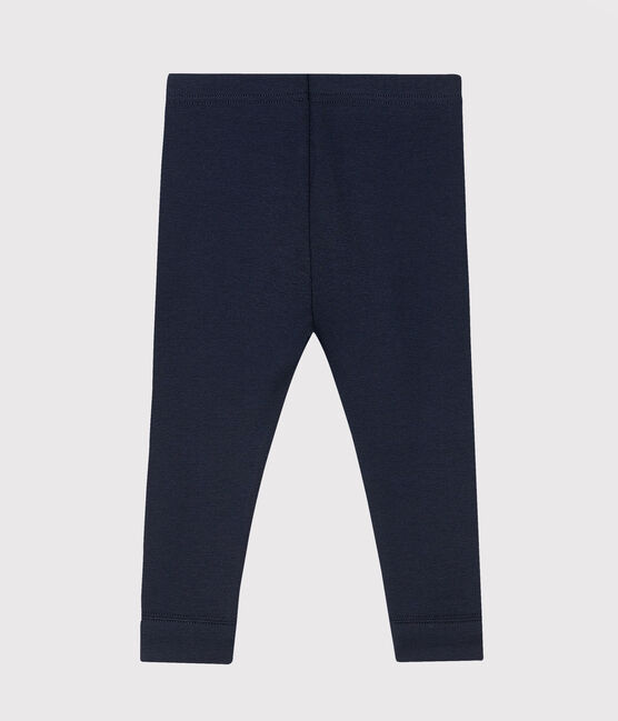 Legging en coton bébé bleu SMOKING