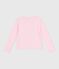 Cardigan enfant en coton uni rose MARQUISE
