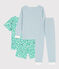 Lot de 2 pyjama/pyjacourt en coton petit garçon variante 1