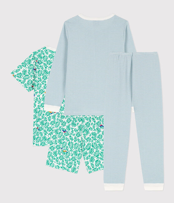 Lot de 2 pyjama/pyjacourt en coton petit garçon variante 1