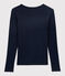 Tee-shirt L'ICONIQUE  cocotte en coton Femme bleu SMOKING