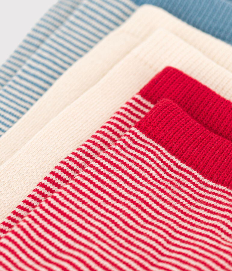 3 paires de chaussettes en coton rayures enfant variante 1