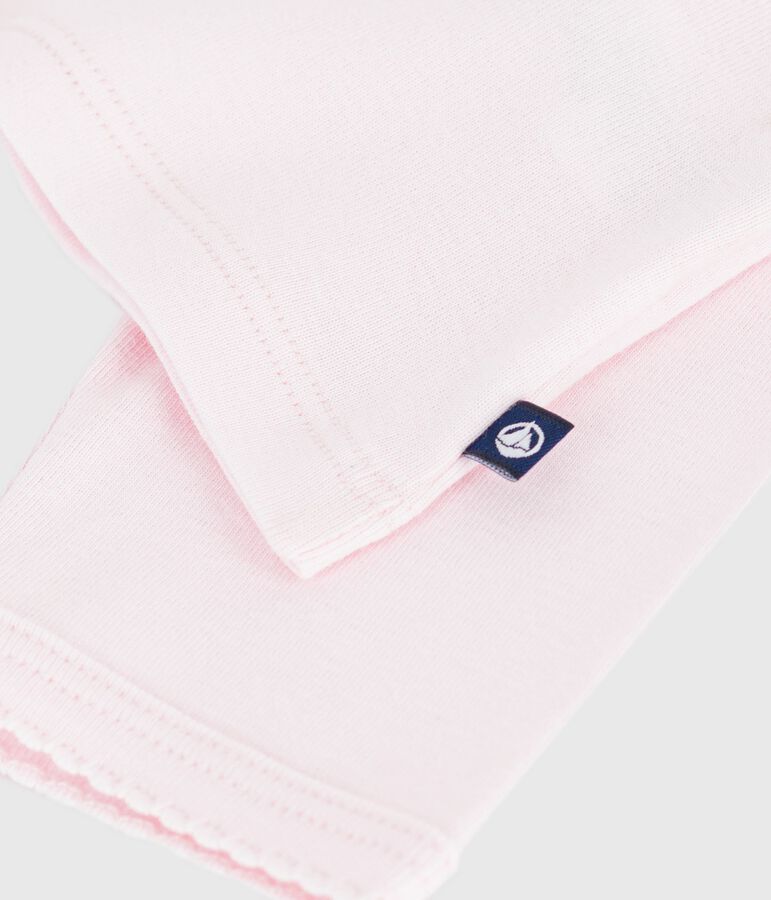 Cardigan b&eacute;b&eacute; en coton uni rose