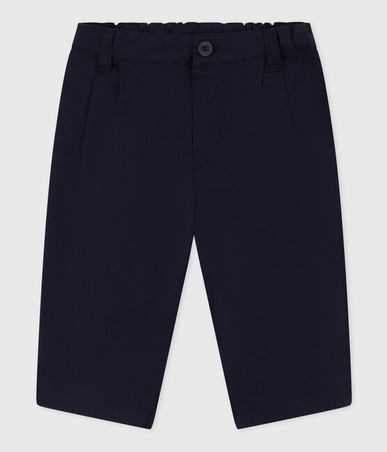 Pantalon bébé en serge craquante bleu SMOKING