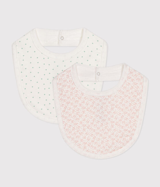 Lots de deux bavoirs bébé en coton variante 2