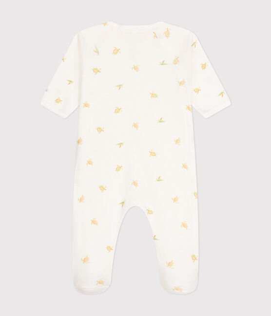 Pyjama bébé en coton blanc MARSHMALLOW/blanc MULTICO