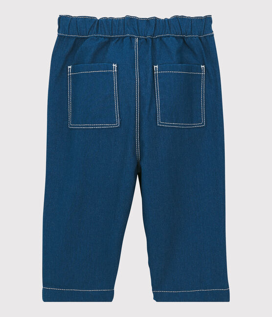 Pantalon en coton bébé. bleu MAJOR