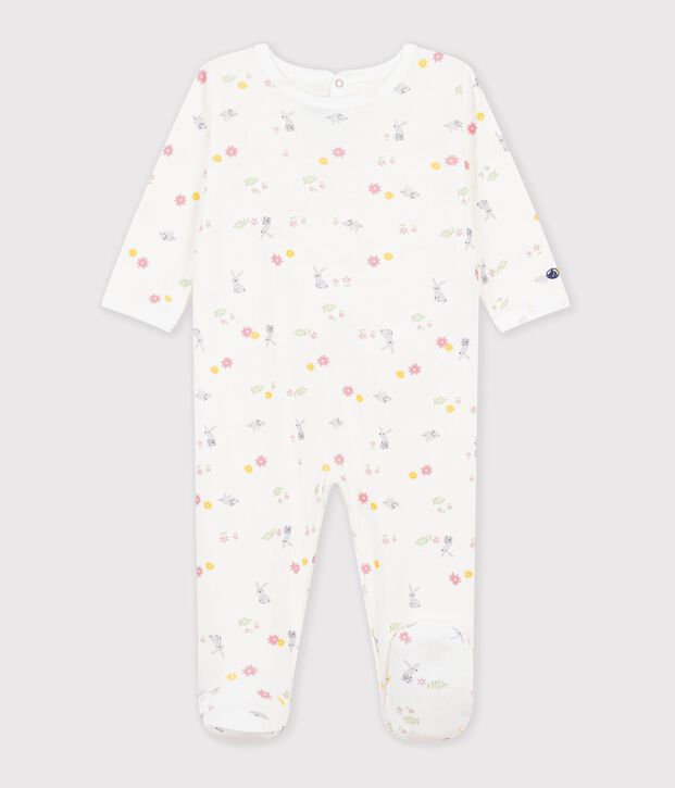 Dors bien en coton blanc/jaune/multicouleur