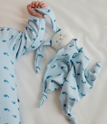 Doudou bébé en coton imprimé