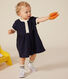 Robe manches courtes en coton bébé