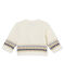 Cardigan tricot jacquard bébé garçon blanc MARSHMALLOW