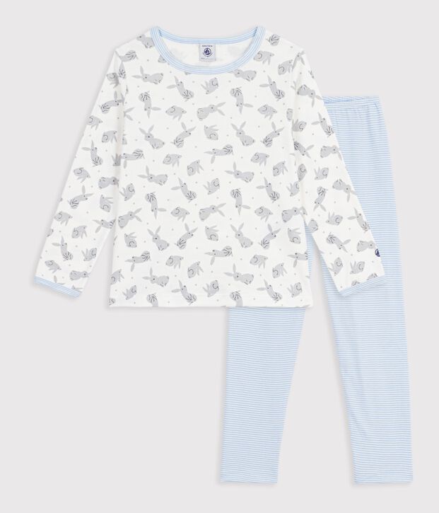 Pyjama  en velours gris/multicouleur