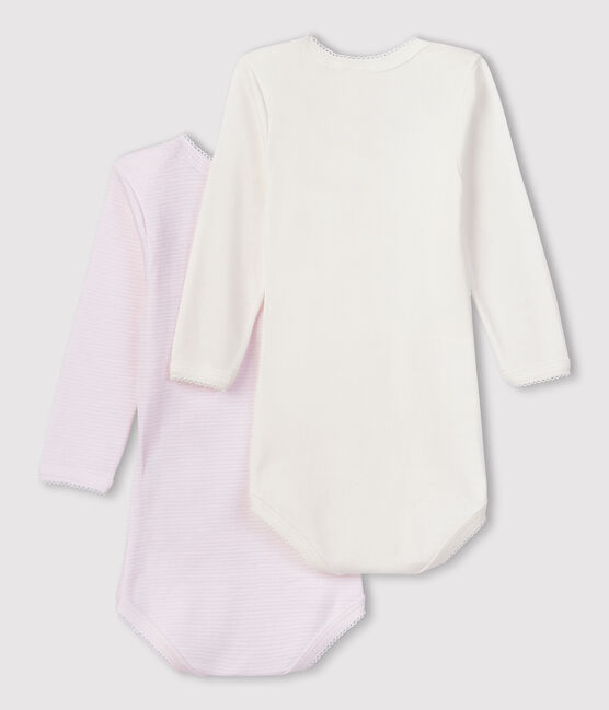 Lot de 2 bodies rayé manches longues coton biologique variante 1