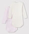 Lot de 2 bodies rayé manches longues coton biologique variante 1