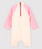 Combinaison anti-UV écoresponsable bébé fille/garçon rose MINOIS/blanc MARSHMALLOW