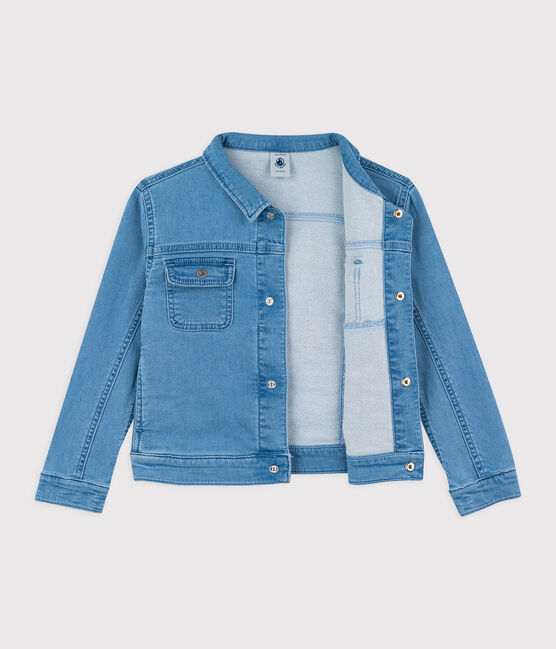 Veste en denim enfant fille -garçon bleu DENIM CLAIR