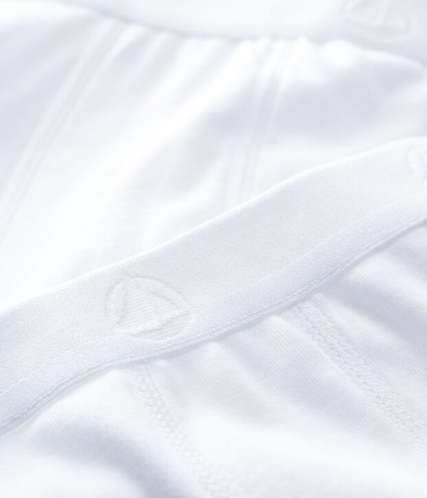 Lot de 2 boxers blancs gar&ccedil;on multicouleur