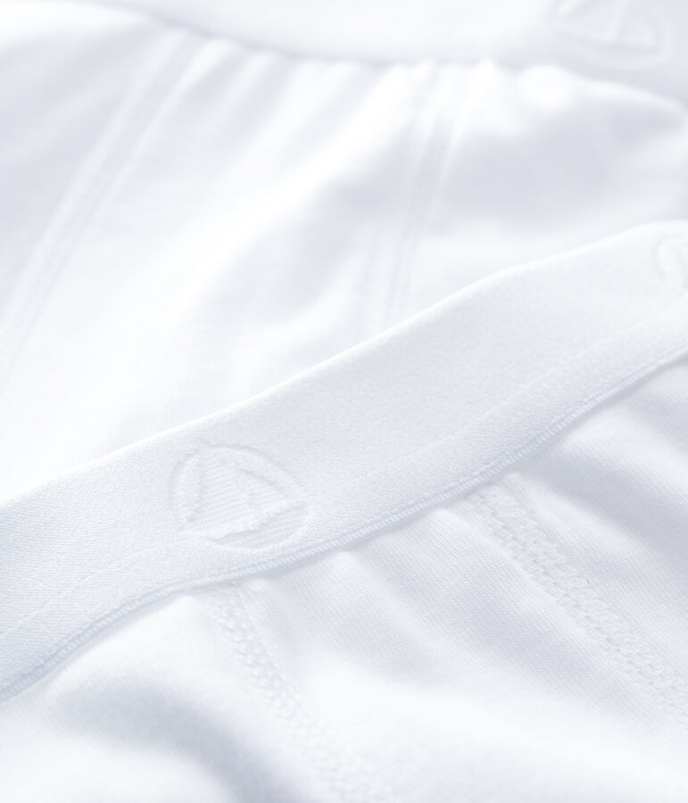 Lot de 2 boxers blancs gar&ccedil;on multicouleur