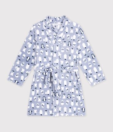 Robe de chambre enfant en polaire imprimée