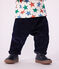 Pantalon de jogging b&eacute;b&eacute; mixte en coton uni bleu marine