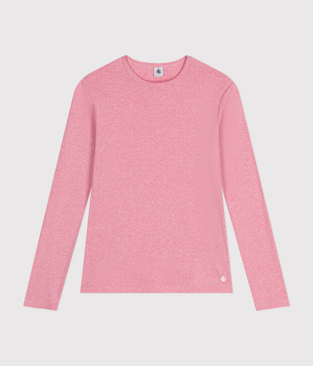 TEE-SHIRT L'ICONIQUE COCOTTE EN COTON FEMME rose