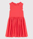Robe sans manches en lin enfant fille