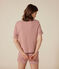 Pyjama short et tee-shirt en coton rayé femme FAMEUX/ MARSHMALLOW