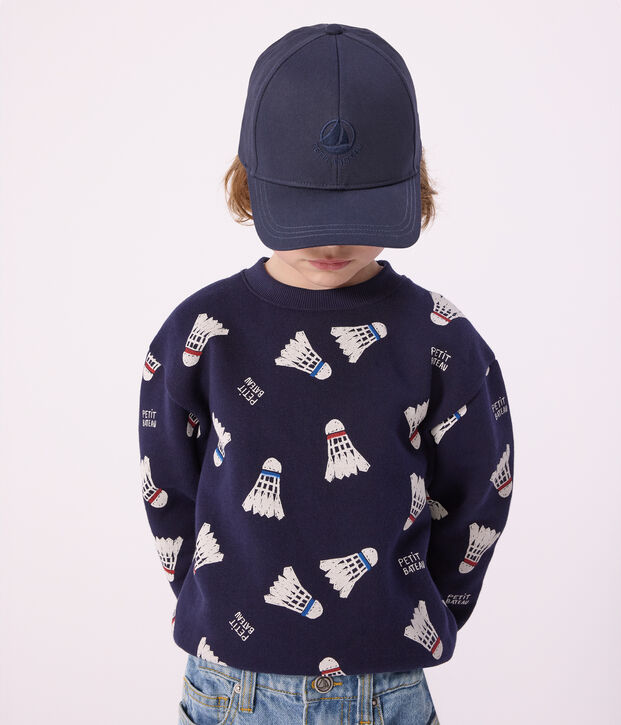 Casquette enfant unie bleu bleu marine