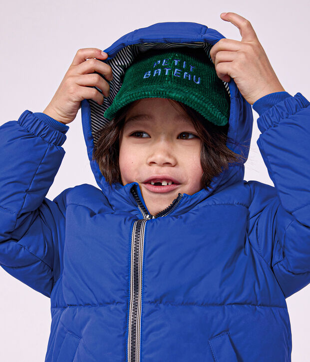 Doudoune enfant unie bleu