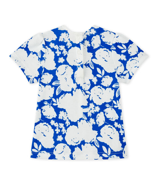 Tee-shirt bébé fille imprimé blanc MARSHMALLOW/blanc MULTICO