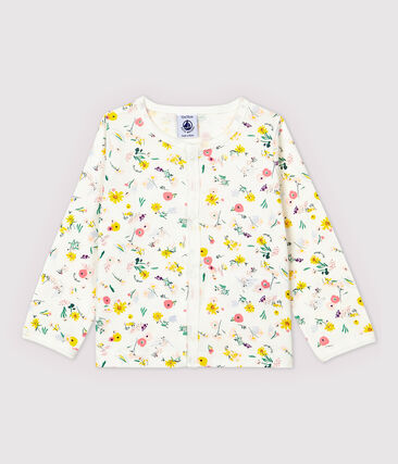 PETIT BATEAU - Cardigan en coton bébé fille.