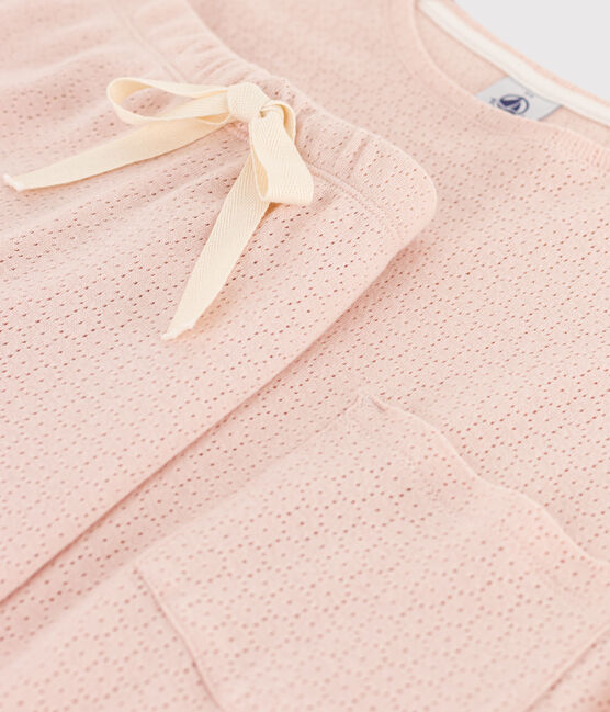 Pyjacourt en coton femme rose SALINE