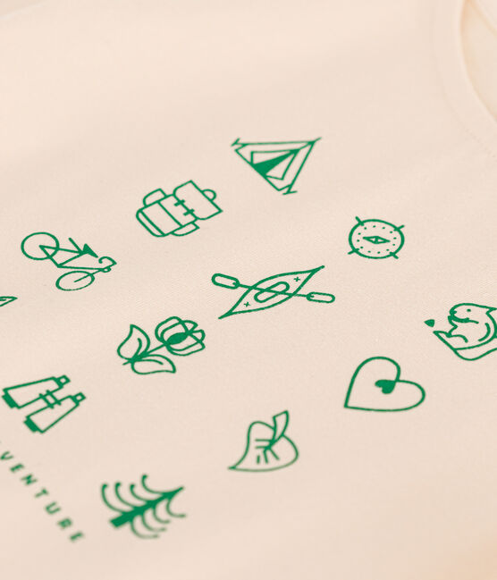 Tee-shirt en jersey léger enfant fille AVALANCHE/ PRADO