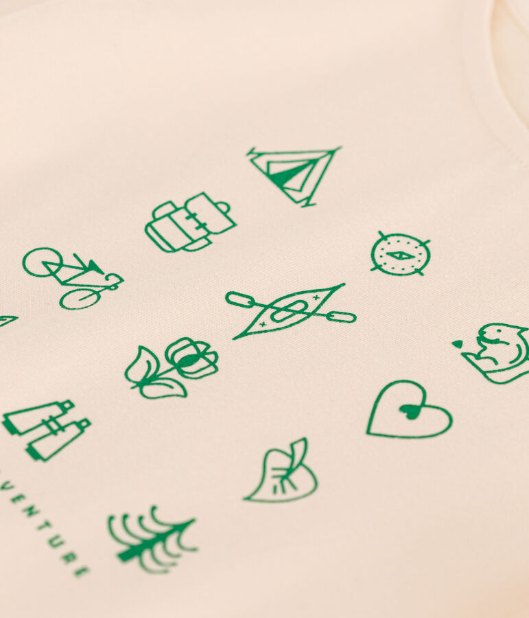 Tee-shirt en jersey l&eacute;ger enfant fille AVALANCHE/ PRADO