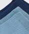 Lot de 2 paires de chaussettes unies enfant garçon-fille variante 2