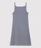 Nuisette en coton Femme bleu SMOKING/blanc MARSHMALLOW