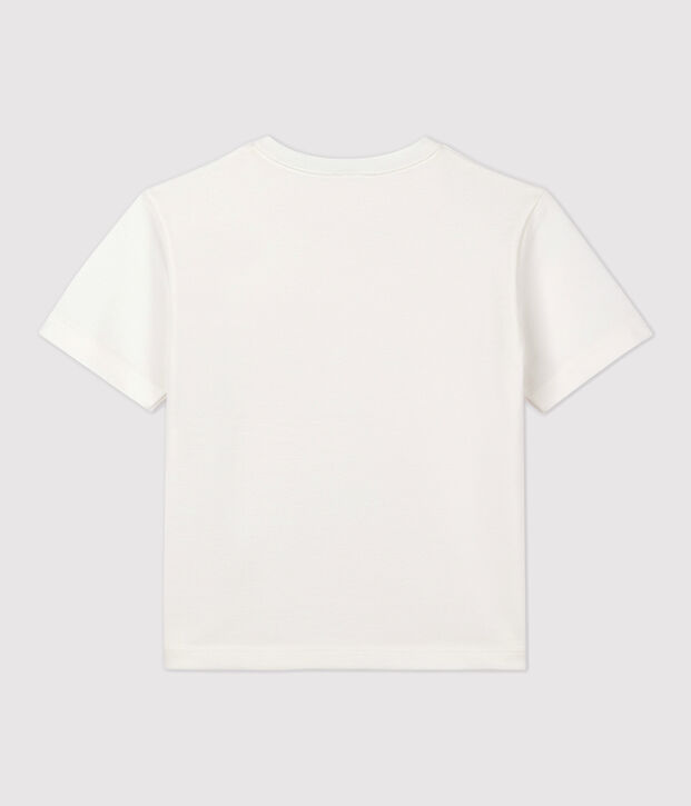 Tee-shirt enfant garcon blanc