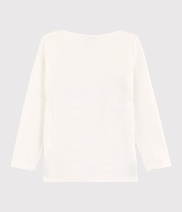 Tee-shirt en jersey enfant fille - gar&ccedil;on blanc
