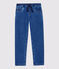 Pantalon regular en denim bio enfant garçon bleu DENIM BLEU DELAVE