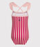 Maillot de bain 1 pièce rayé enfant fille SALINE/ DELHI